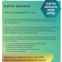 Call for abstracts - Bold ideas, better solutions symposium 2017